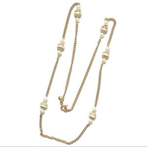J. Crew Long Gold Necklace